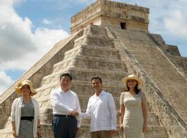 Xi Jinping en Chichén Itzá