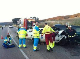 Una mujer de 40 años gravemente herida en un accidente en Morata de Tajuña