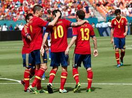 España vence a Haití en el primer ensayo para la Copa Confederaciones