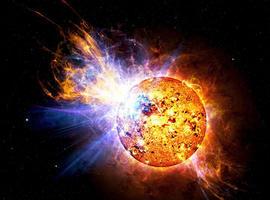Una estrella aumenta 15 veces su brillo en menos de 3 minutos
