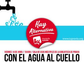 La alcaldesa de Castrillón \"Con el agua al cuello\"