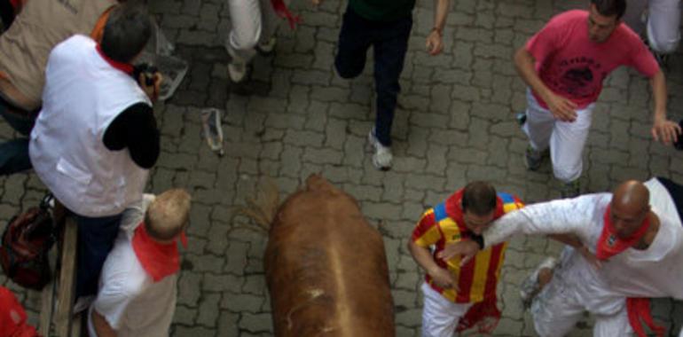 El tercer encierro, rápido y con sólo un herido