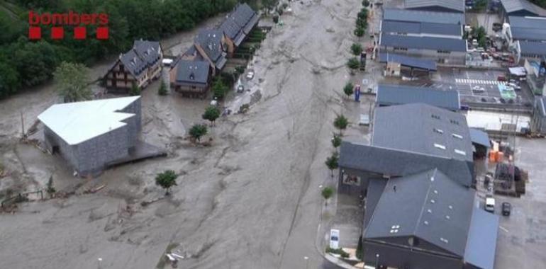 Cientos de evacuados en el Valle de Arán por las inundaciones