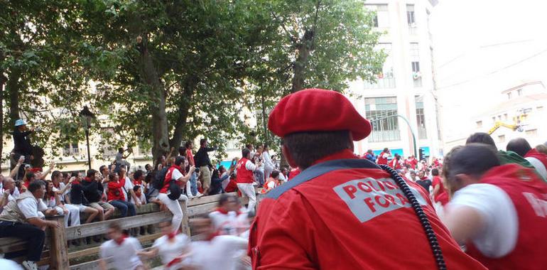 La Policía Foral ha detenido en los tres primeros días de Sanfermines a 23 personas por diversos delitos 