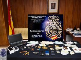 Detenido un \histórico\ distribuidor de droga en Mieres