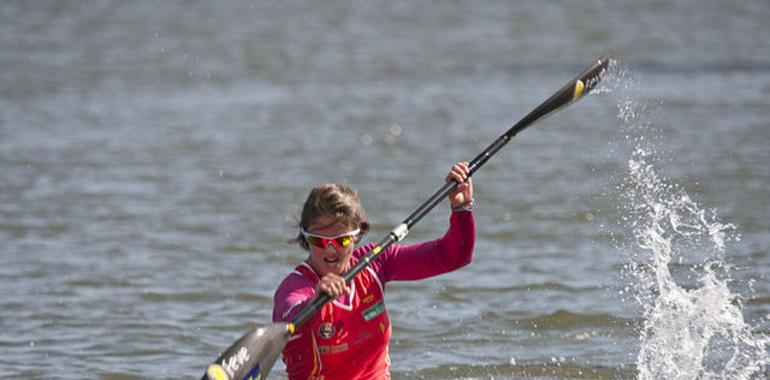 Jana Smidakova participa mañana en el Descenso Solidario del Sella