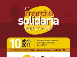 La primera marcha solidaria Ruta Vía de la Plata, en Aller