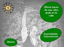 Jueves de folixa en el Barrio de la sidra de Xixón