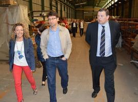 Nuevo aparcamiento público en El Éntrego, en terrenos de Santa Ana cedidos por HUNOSA