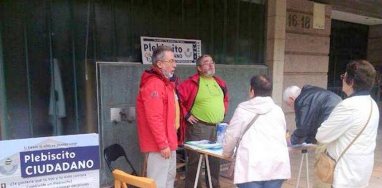 30.000 asturianos participaron en el Plebiscito ciudadano