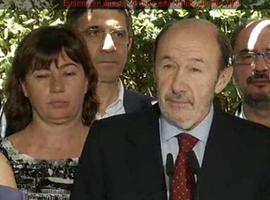 Rueda de prensa del Secretario General del PSOE, Pérez Rubalcaba, tras la reunión del consejo territorial