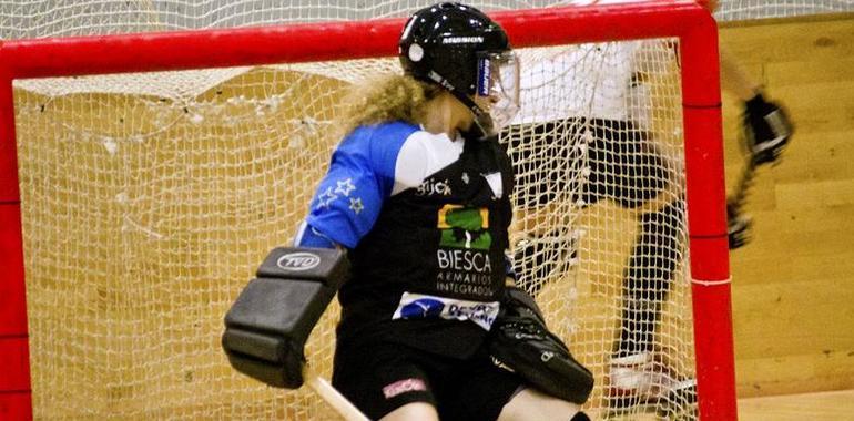 Christina Klein, defenderá una temporada más la portería del Biesca Gijón