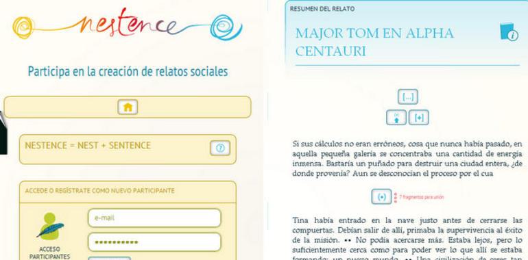 Nestence diseña una herramienta para escribir relatos colaborativos a través de subastas de ideas