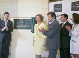 La Reina inauguró el Parador Nacional de Corias