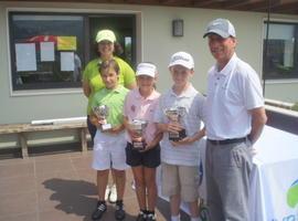 Ganadores del torneo sub\21 en el Club Deva Golf