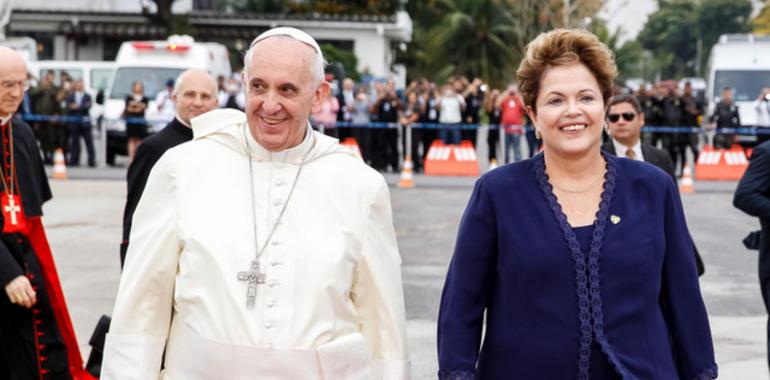 Dilma destaca ante el Papa su discurso común contra la desigualdad