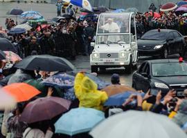 La misa papal ante la Aparecida congregó a más de 7.000 fieles