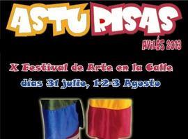 Humor, magia,  danza, espectáculo... en el X Festival de Arte en la Calle “AstuRisas”