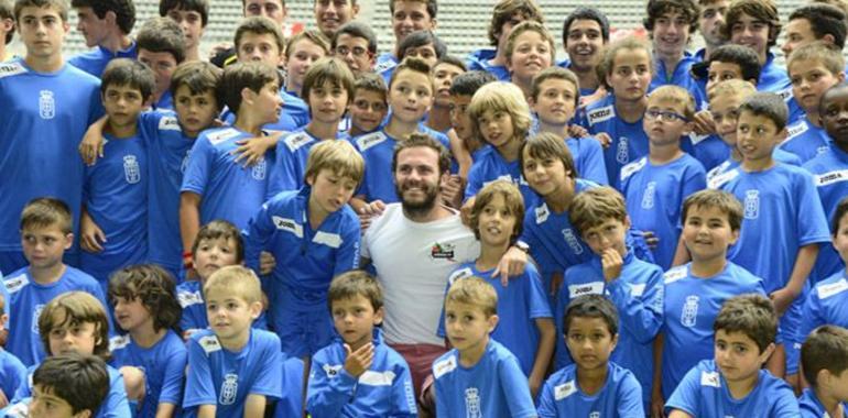 Mata y Cazorla, en el Campus del Oviedo