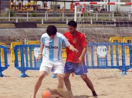 Primera jornada del Campeonato Fútbol Playa Gijón 