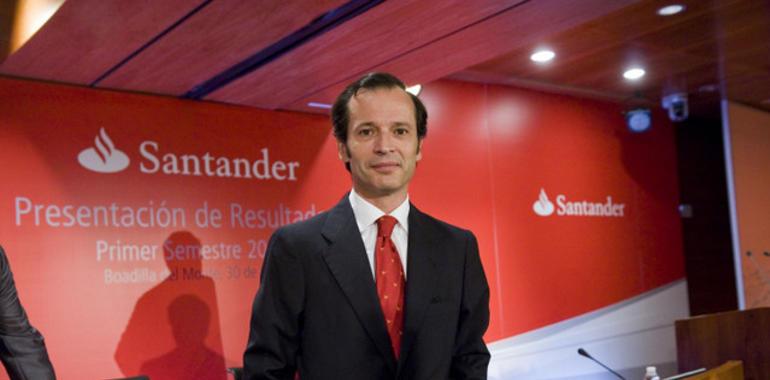Santander obtiene un beneficio de 2.255 millones en el primer semestre