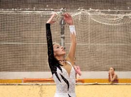 La asturiana Elsa Rodríguez, en el \Top Ten\ del Nacional de patinaje artístico 