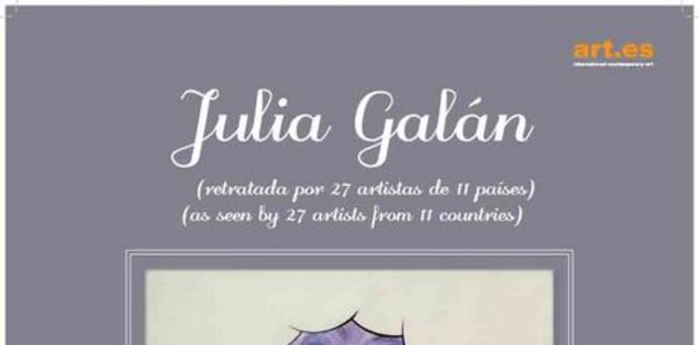 27 artistas de 11 paises retratan a la moscona Julia Galán