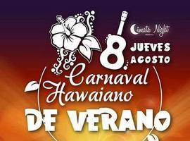 Primer Carnaval Hawaiano de Gijón en Cimadevilla