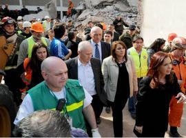 Cristina recorrió la zona del accidente en Rosario y acordó la coordinación de la asistencia 