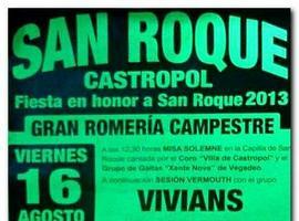 El viernes hay San Roque en Castropol