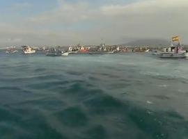 Los pescadores gaditanos regresan a puerto tras realizar su protesta ante Gibraltar
