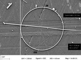 Sintetizan por primera vez nanoanillos de plata en el ITMA de Avilés