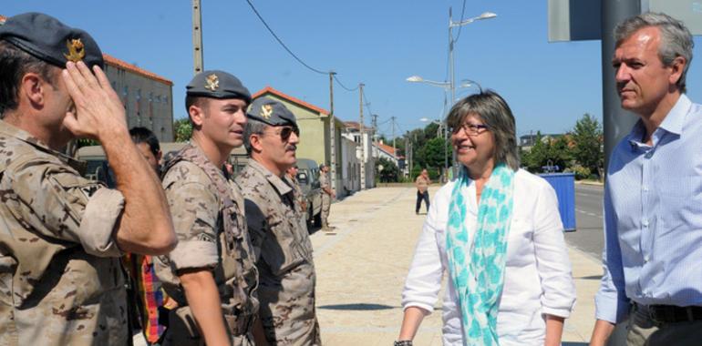 El Ejército se despliega en el sureste ourensano para disuadir a los pirómanos