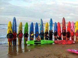 Iván Cazorla y Lucía San Román ganan la I \Lifeguard Race\ de Gijón