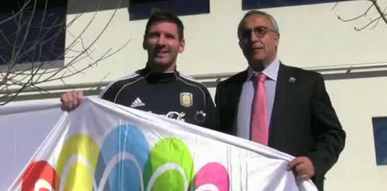 Messi apoyó la candidatura olímpica de Madrid 2020 (VÍDEO)