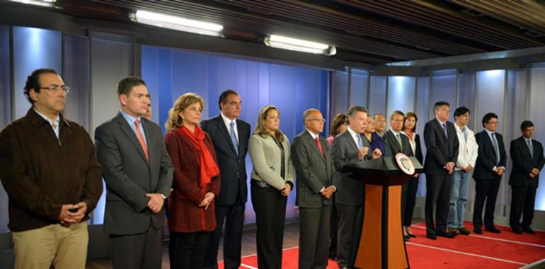 Santos presenta nuevo Gobierno de Colombia