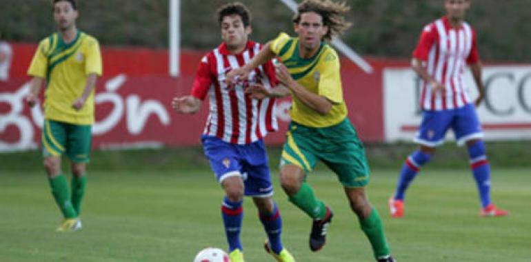 El Sporting B viaja a Logroño con numerosas bajas