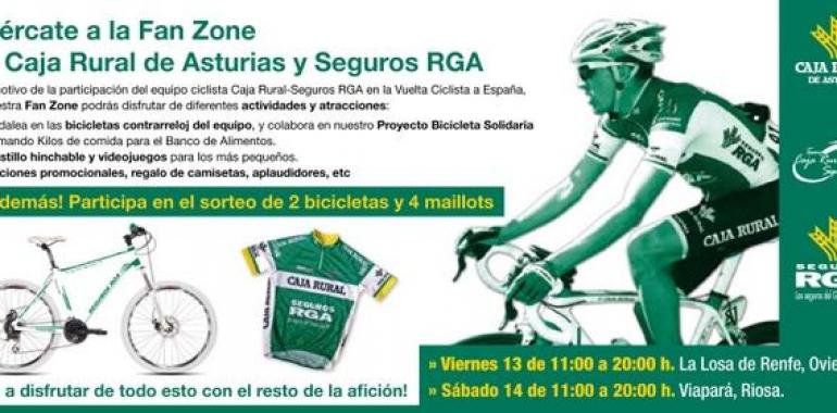 Fan Zone Caja Rural de Asturias y Seguros RGA en la Vuelta Ciclista a España