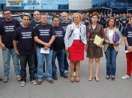 Encuentro de Mercedes Fernández con el comité de empresa y delegados de Tenneco