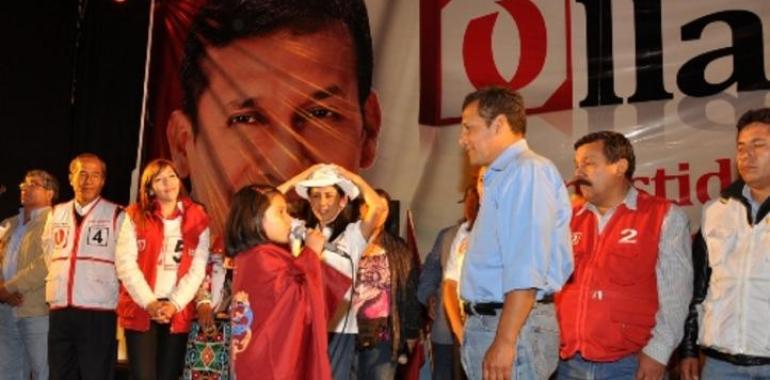 Ollanta cierra campaña en Arequipa favorito a la Presidencia de Perú