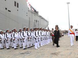 Entrega de la bandera de combate al BPE ‘Juan Carlos I’