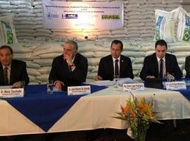Brasil dona 4,600 toneladas de arroz al Pacto Hambre Cero de Guatemala 