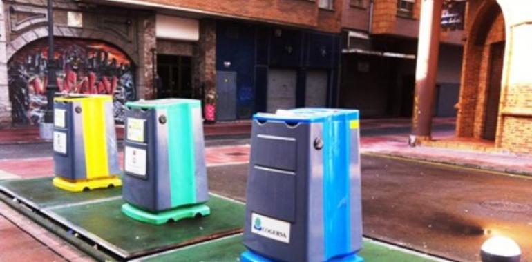 Mieres amplía la red de contenedores de reciclaje