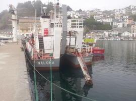 Comienza el dragado del puerto de Ribadesella