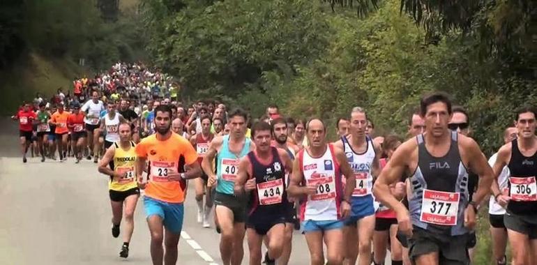 Pedro Calvo y Eva María Braña se imponen en la Carrera del Jurásico