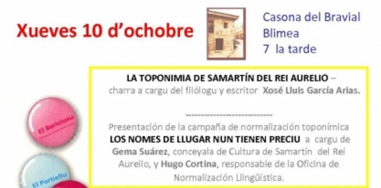 Samartín pon en marcha una campaña pa promocionar la toponimia oficial del conceyu