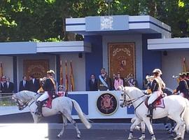 Los Príncipes de Asturias presidieron los actos del Día de la Fiesta Nacional