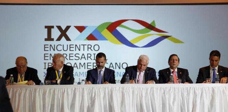 El Príncipe de Asturias participa en el IX Encuentro Empresarial Iberoamericano 