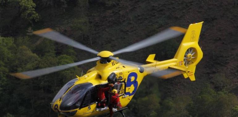 Rescatado un ciclista herido cuando realizaba una ruta por el collado de Fonfría, en Ponga