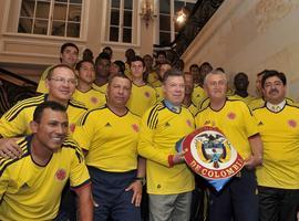 ‘Sabemos que van a hacer un gran papel’, dijo el Presidente Santos a la Colombia Sub 20 de fútbol